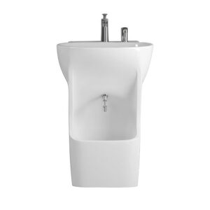 Arabia Lavabo One Piece Ceramic Double Desk Bathroom Pedestal Sink Muslim Wudumate Wudu Foot Spa Basin Ablution Waschbecken
